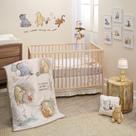 Conjunto de Roupa de Cama de Berço Lambs & Ivy - Ursinho Pooh e Amigos