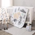 Conjunto de roupa de cama de berço The Peanutshell Woodland 5 peças Conjunto de roupa de cama de berço The Peanutshell Woodland 5 peças