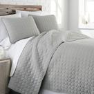 Conjunto de roupa de cama de edredão Southshore Fine Living Grey Cal/King