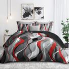 Conjunto de roupa de cama de edredão Weesire Classic Line Queen com 2 capas
