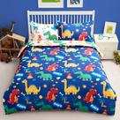 Conjunto de roupa de cama dupla para crianças Joiedomi Dinosaur 5 peças