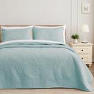 Conjunto de roupa de cama Edredão Exclusivo Mezcla California King Aqua Blue