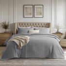Conjunto de roupa de cama Edredom Bedsure Queen Size com 2 fronhas cinza