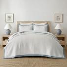 Conjunto de roupa de cama EVERGRACEHOME King 274x244cm: algodão, azul, linho Conjunto de roupa de cama EVERGRACEHOME King 274x244cm: algodão, azul, linho