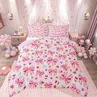 Conjunto de roupa de cama Feelyou Cute Pink Bow Ribbon Flower Twin Size Conjunto de roupa de cama Feelyou Cute Pink Bow Ribbon Flower Twin Size