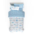Conjunto de roupa de cama Franco Cinnamoroll, edredom, tamanho duplo, 5 peças