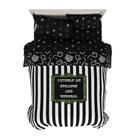 Conjunto de roupa de cama Franco Collectibles Beetlejuice Halloween Queen
