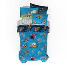 Conjunto de roupa de cama Franco Dog Man Supa Book Kids, 5 peças, tamanho duplo Conjunto de roupa de cama Franco Dog Man Supa Book Kids, 5 peças, tamanho duplo