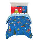 Conjunto de roupa de cama Franco Grinch by Dr. Seuss Holiday Twin Size