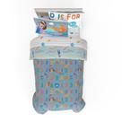 Conjunto de roupa de cama Franco Ms. Rachel Dino Learning Twin Size 4 unidades Conjunto de roupa de cama Franco Ms. Rachel Dino Learning Twin Size 4 unidades