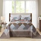 Conjunto de roupa de cama HoneiLife California King 305x305 cm, edredão, 3 peças