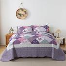 Conjunto de roupa de cama HoneiLife King 269 x 244 cm, leve e reversível