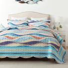 Conjunto de roupa de cama HoneiLife Oversized King 305x305 cm Coastal Quilt