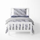Conjunto de roupa de cama infantil Bacati Elephants azul/cinza 100% algodão