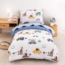 Conjunto de Roupa de Cama Infantil Cars 4 Peças - 100% Algodão
