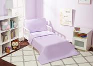 Conjunto de roupa de cama infantil EVERYDAY KIDS Solid Purple 4 peças