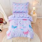 Conjunto de Roupa de Cama Infantil Lasoftan Butterfly - 4 Peças para Meninas
