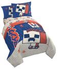 Conjunto de roupa de cama Jay Franco Minecraft Creeper em tamanho real de 7 peças