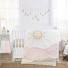 Conjunto de Roupa de Cama para Berço Sweet Jojo Designs Desert Sun - 4 Peças