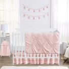 Conjunto de Roupa de Cama para Berço Sweet Jojo Designs Harper Blush Pink - 4 Peças