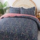 Conjunto de roupa de cama Queen HoneiLife Floral Microfiber 229x244 cm