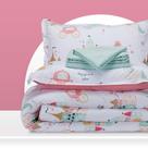 Conjunto de roupa de cama SLEEP ZONE Kids Twin com edredom, lençol e travesseiro