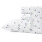 Conjunto de roupa de cama Stone Cottage King Size 100% algodão azul percal