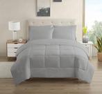 Conjunto de Roupa de Cama Sweet Home Collection - Tamanho Queen - 7 Peças - Prata