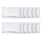Conjunto de roupa de cama Throw Pillows Utopia de 12 brancos 40x65cm Conjunto de roupa de cama Throw Pillows Utopia de 12 brancos 40x65cm