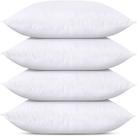 Conjunto de roupa de cama Throw Pillows Utopia de 4 brancos 35x55cm Conjunto de roupa de cama Throw Pillows Utopia de 4 brancos 35x55cm