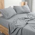 Conjunto de roupa de cama Utopia King - Lençóis de malha Jersey de 4 peças