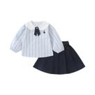 Conjunto De Roupa De Primavera Para Bebê Menina, Vestido Estilo Coreano, Conjunto De Top, Roupas Conjunto De Roupa De Primavera Para Bebê Menina, Vestido Estilo Coreano, Conjunto De Top, Roupas