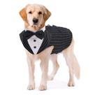 Conjunto de roupa de smoking e bandana para cães Kuoser para cães grandes