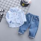 Conjunto de Roupa Infantil 2 Peças (Primavera/Outono) - Meninos