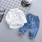 Conjunto de Roupa Infantil 2 Peças (Primavera/Outono) - Meninos Conjunto de Roupa Infantil 2 Peças (Primavera/Outono) - Meninos