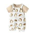 Conjunto de Roupa Infantil Masculina - Camiseta de Manga Curta e Suspensórios Conjunto de Roupa Infantil Masculina - Camiseta de Manga Curta e Suspensórios