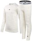 Conjunto de roupa íntima de alto desempenho New Balance para meninos, tamanho 18-20, branco Conjunto de roupa íntima de alto desempenho New Balance para meninos, tamanho 18-20, branco