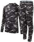 Conjunto de roupa íntima de alto desempenho New Balance para meninos, tamanho 18-20, preto Conjunto de roupa íntima de alto desempenho New Balance para meninos, tamanho 18-20, preto