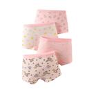 Conjunto De Roupa Íntima De Verão Para Meninas, Pacote Com 4 Peças, Calcinhas Confortáveis E Seguras