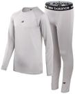 Conjunto de roupa íntima New Balance Boys Base Layer Tamanho 8 Cinza Conjunto de roupa íntima New Balance Boys Base Layer Tamanho 8 Cinza