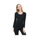Conjunto De Roupa Íntima Térmica Feminina Quente E Sexy Com Modelagem, Calças Longas E Gola Média