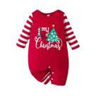 Conjunto De Roupa Para Bebê Recém-Nascido Com Chapéu, Presente De Natal, Macacão Com Gola Redonda