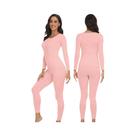 Conjunto De Roupa Térmica Feminina Leve: Camiseta E Calça Longa Para Clima Frio