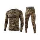 Conjunto De Roupa Térmica Masculina De Compressão Em Fleece De Secagem Rápida Para Inverno Conjunto De Roupa Térmica Masculina De Compressão Em Fleece De Secagem Rápida Para Inverno
