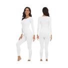 Conjunto De Roupa Térmica Ultra Macia Para Mulheres, Camiseta E Calça Longa, Camada Base Slim Para