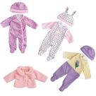 Conjunto de Roupas Baby Doll BABESIDE (7 peças) para Bonecas de 25-30cm