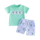 Conjunto de roupas Bagilaanoe Summer Outfit Baby Boy 3-4 anos Conjunto de roupas Bagilaanoe Summer Outfit Baby Boy 3-4 anos