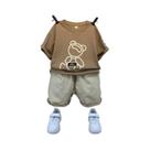 Conjunto de Roupas Bebê - Moda Coreana, Algodão, Casual de Verão