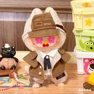 Conjunto de roupas BJR Brown Little Traveler Fisherman's Hat Overalls