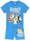 Conjunto de roupas Bluey Bingo Boys, 2 peças, shorts, camiseta de 8 anos
